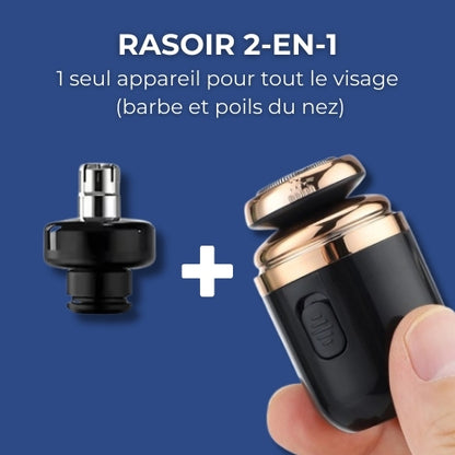 AEROTRIM PRO Rasoir 2-en-1 Portable